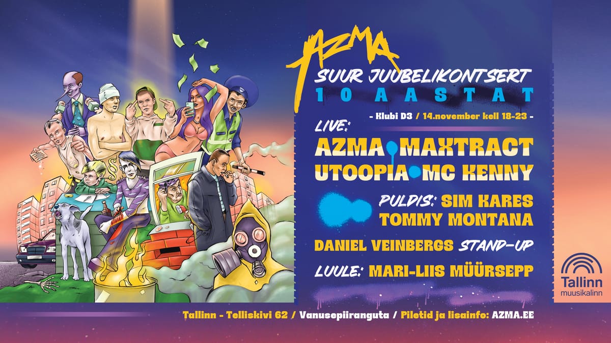 AZMA SUUR JUUBELIKONTSERT!
