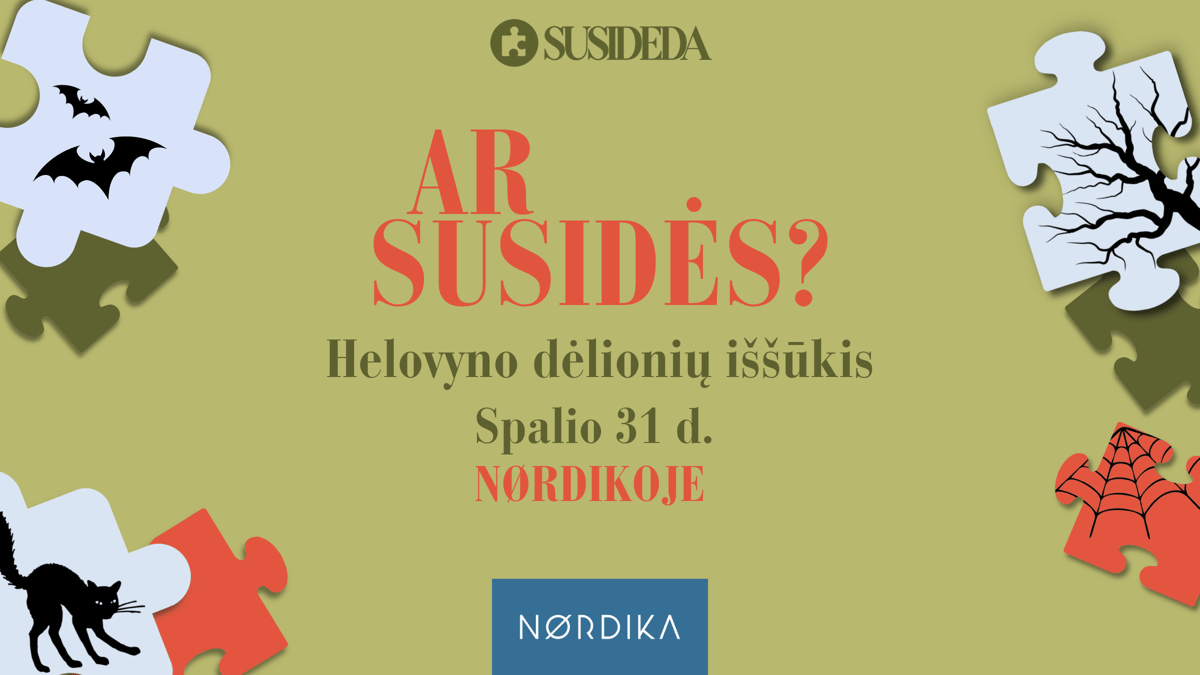 AR SUSIDĖS? Helovyno dėlionių iššūkis