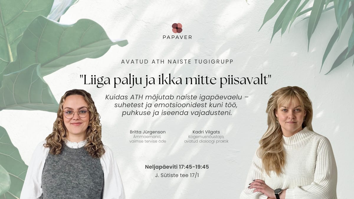 Ma tõesti tahtsin, aga jälle unustasin
