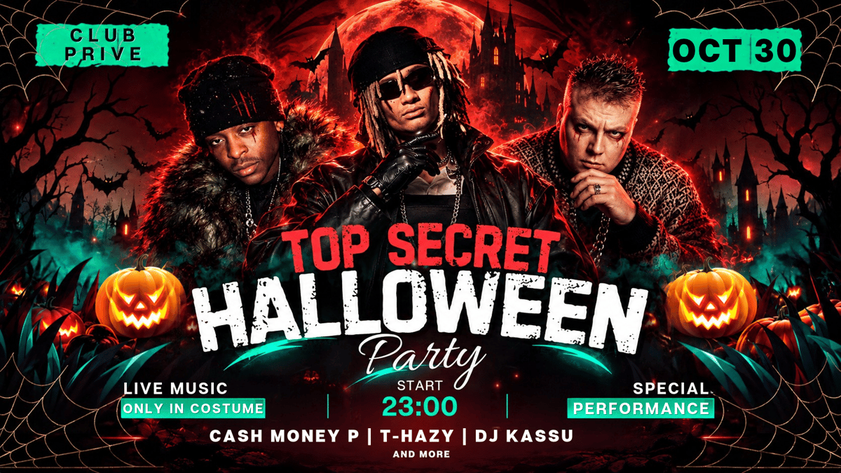 🎃 TOP SECRET: SCARY HALLOWEEN 🕷️ 30.10 | CLUB PRIVE