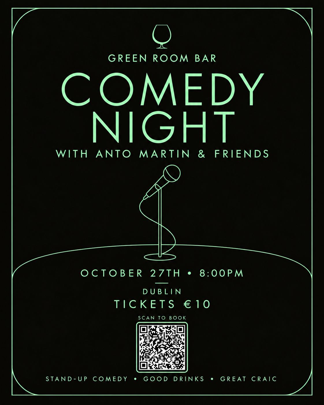 COMEDY NIGHT AT THE GREEN ROOM