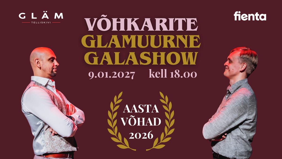 Võhkarite glamuurne galashow "Aasta Võhad 2026"