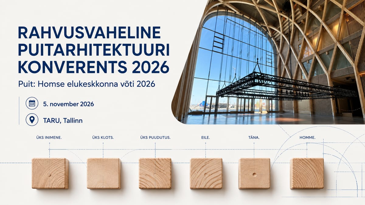 Rahvusvaheline puitarhitektuuri konverents 2026