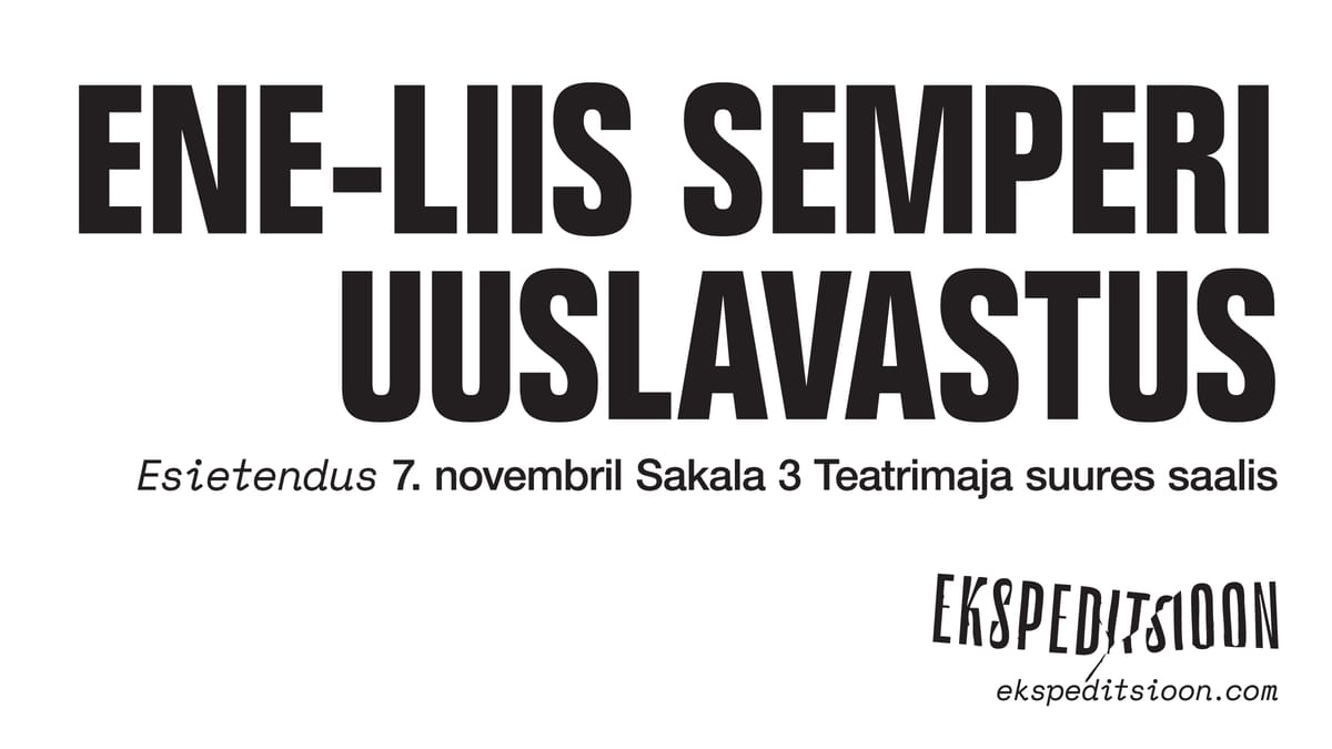 Ene-Liis Semperi uuslavastus - 11.11