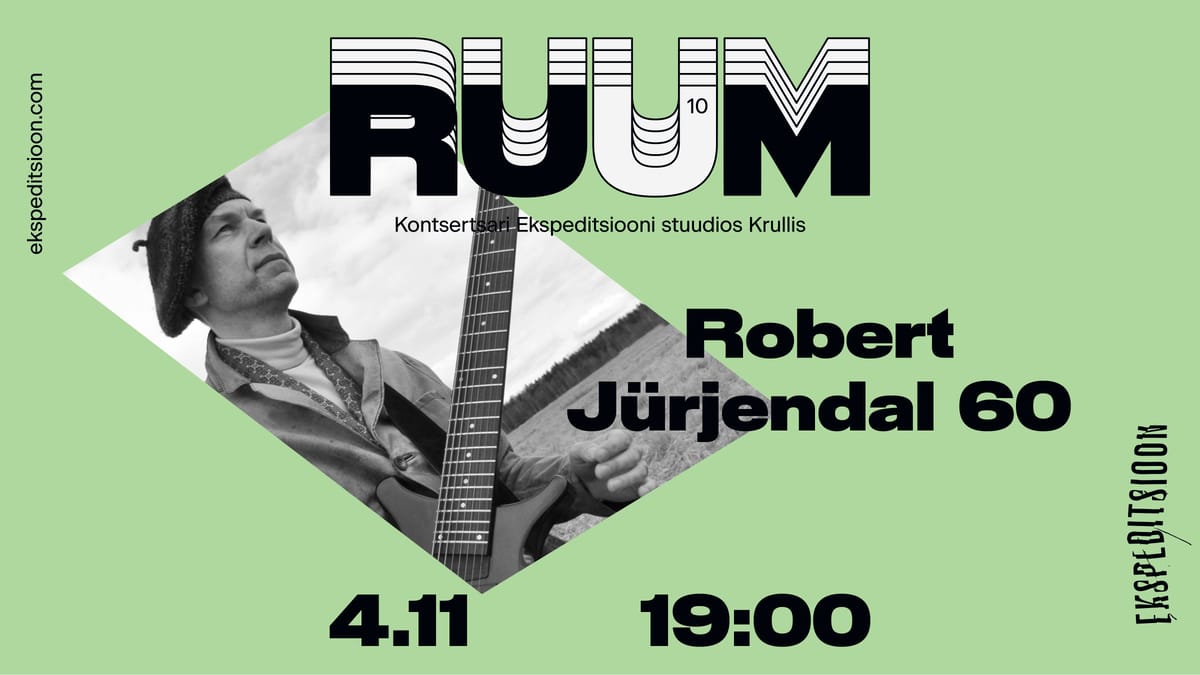Kontsertsari RUUM: Robert Jürjendal 60