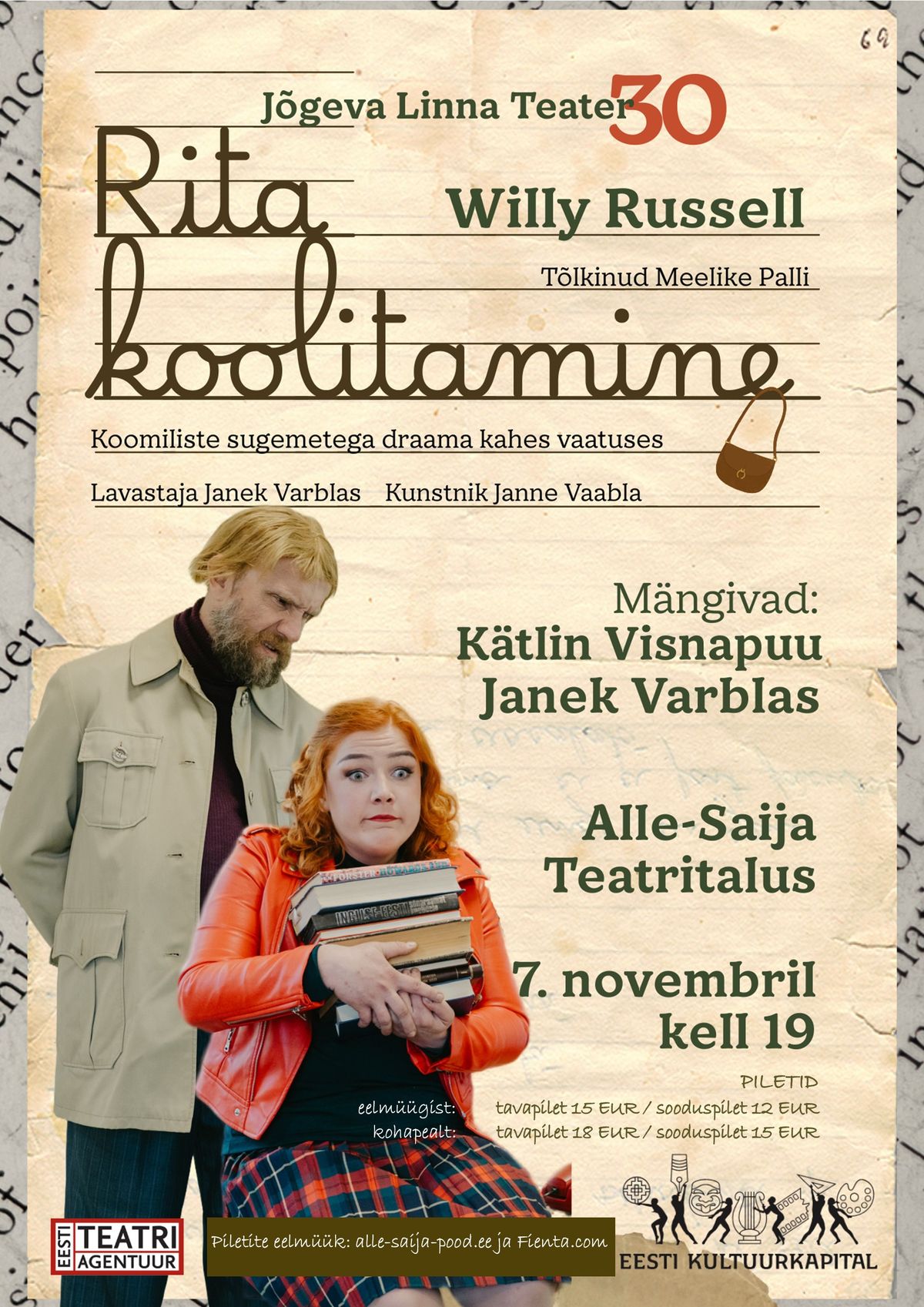 Etendus "Rita koolitamine"
