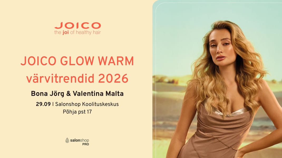 JOICO GLOW WARM värvitrendid 2026