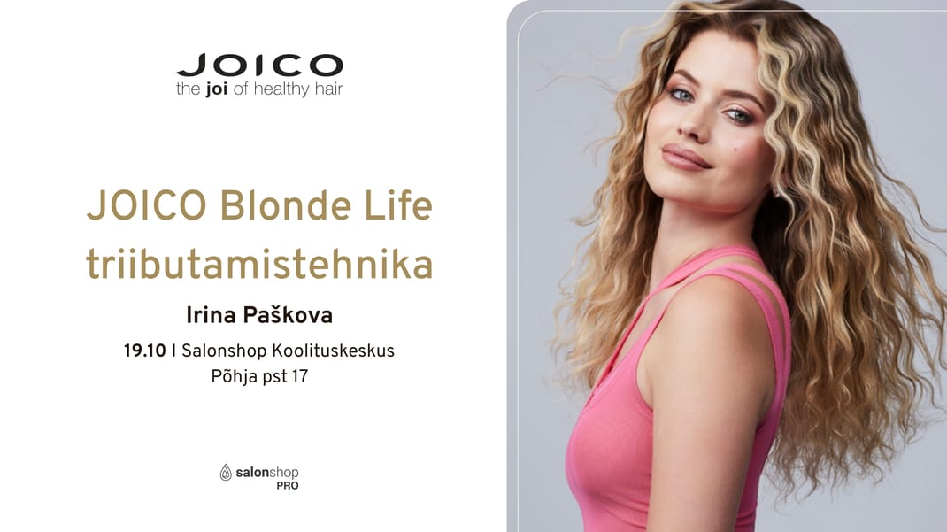JOICO Blonde Life triibutamistehnika Tallinnas