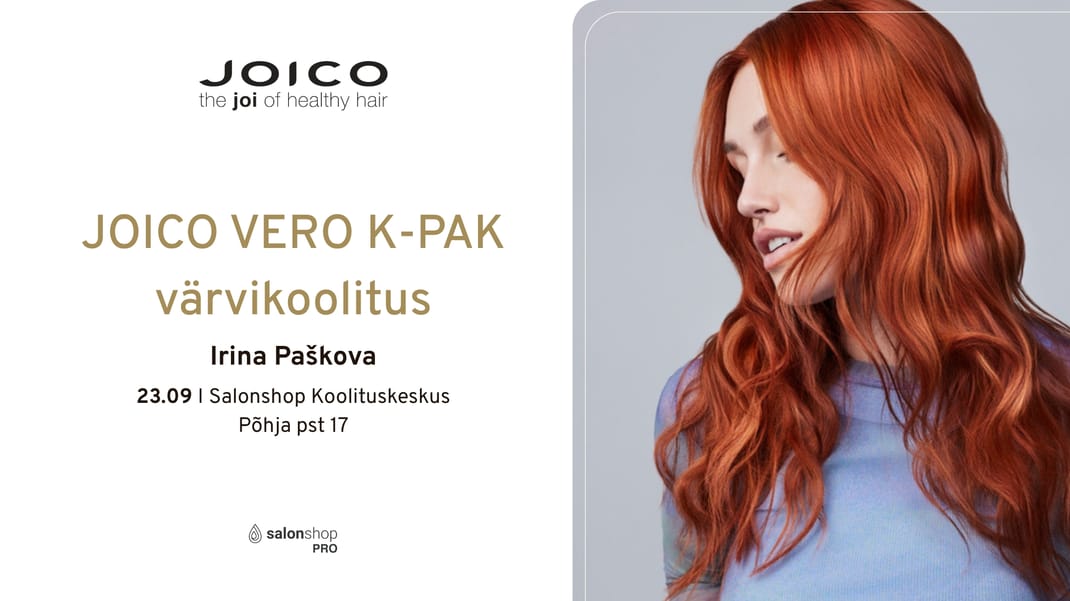 JOICO Vero K-Pak Color värvikoolitus Tallinnas