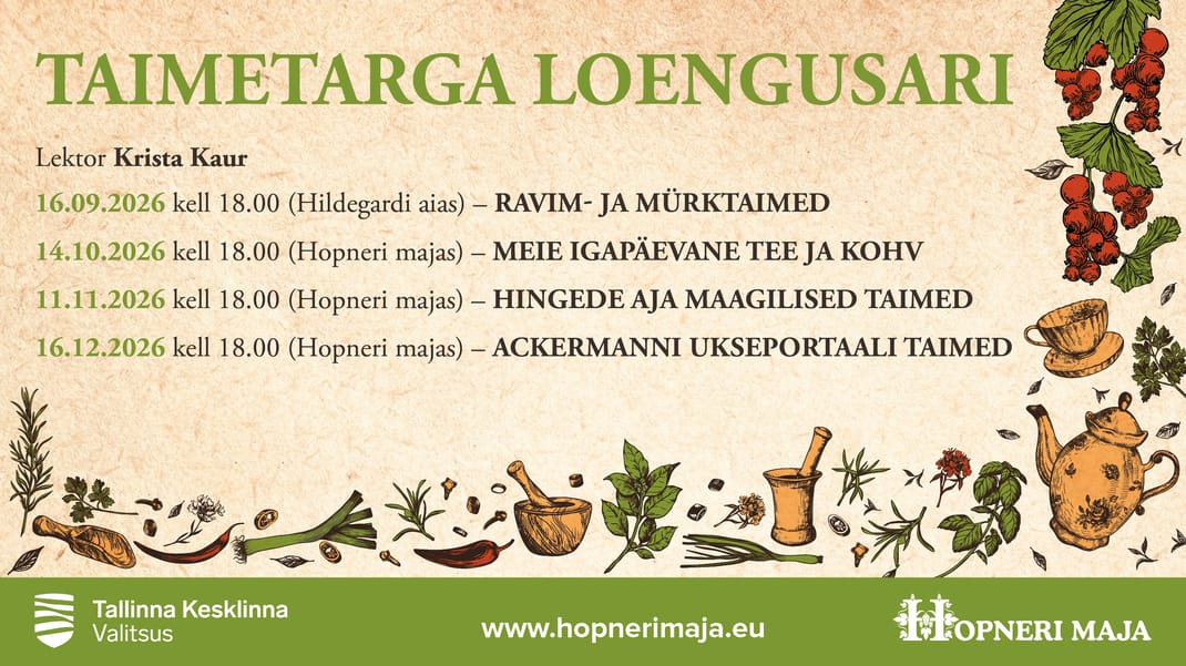 Taimetarga loenguasari "HINGEDE AJA MAAGILISED TAIMED"