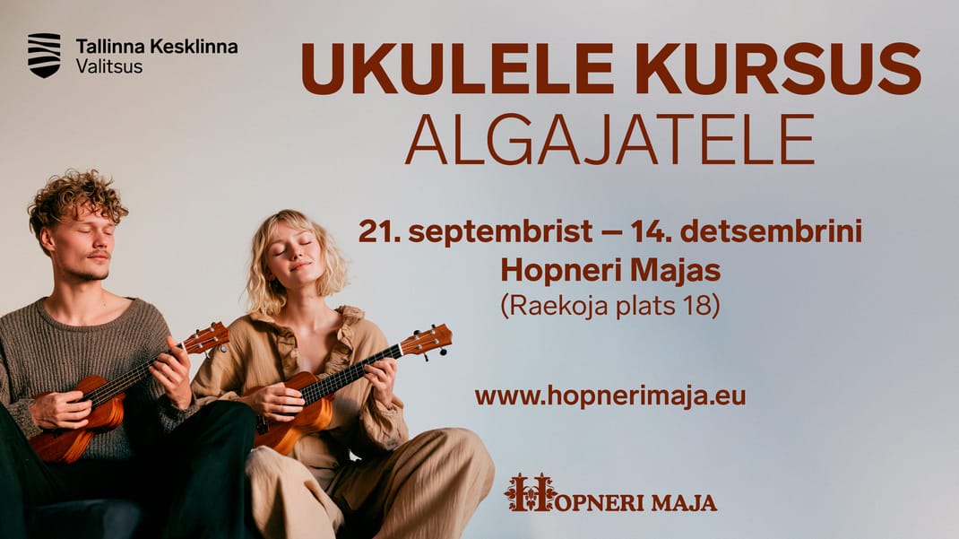 UKULELE KURSUS ALGAJATELE täiskasvanutele