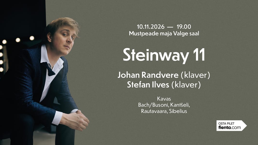 Event artwork: Steinway 11. Johan Randvere & Stefan Ilves