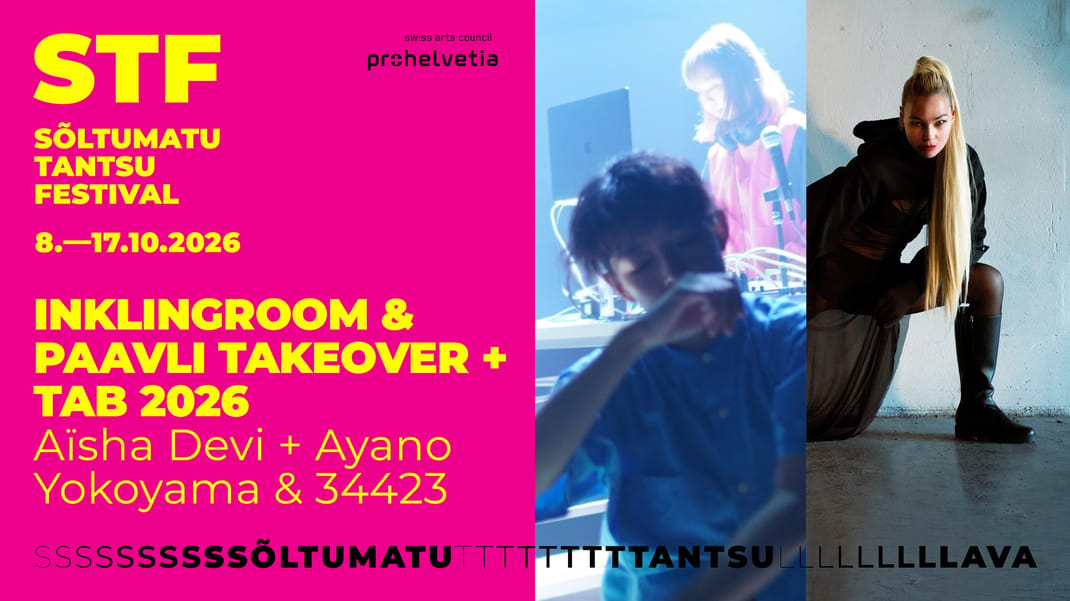 STF 2026 & inklingroom & Paavli takeover: Aïsha Devi + Ayano Yokoyama & 34423 + TAB 2026