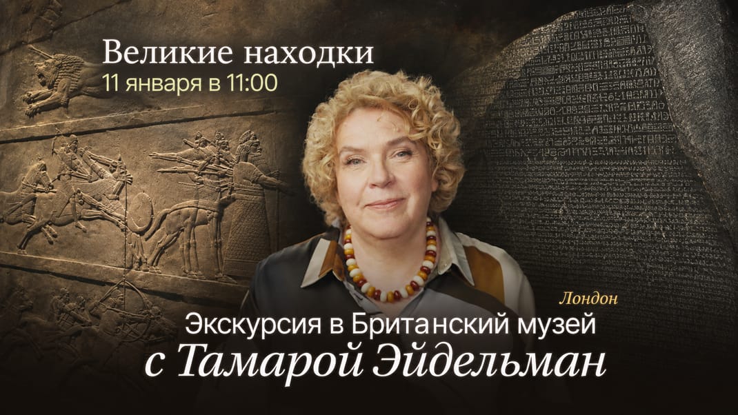 Экскурсия в Британский музей с Тамарой Эйдельман. Великие находки.