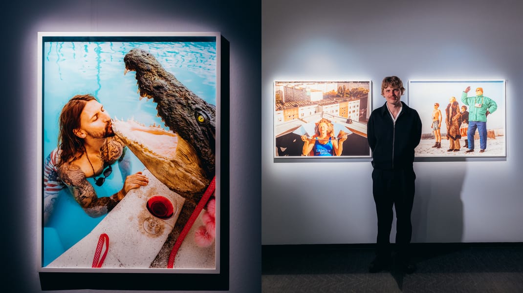 Event artwork: Pooltund kunstnikuga: sähvatus Läti kunstiskeenelt, Filips Smits