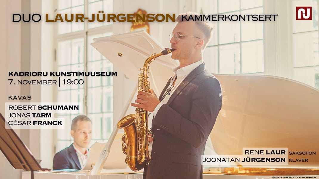 Event artwork: DUO LAUR-JÜRGENSON kammerkontsert