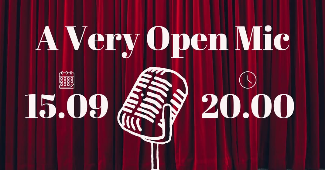 A Very Open Mic - English StandUp Comedy Show (#30) — Otros · KD Nijmegen