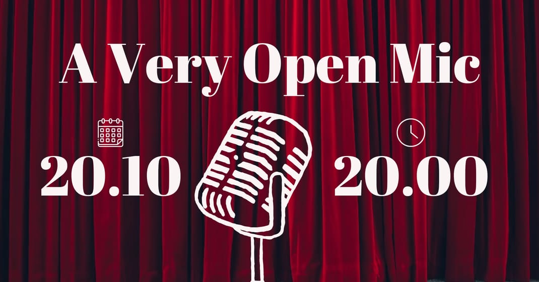 A Very Open Mic - English StandUp Comedy Show (#31) — Otros · KD Nijmegen