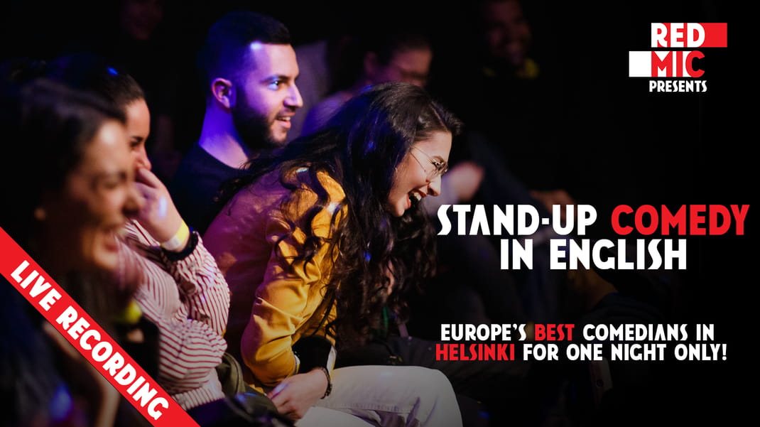 RED MIC • Helsinki • Stand up Comedy in English — Otros · Helsinki