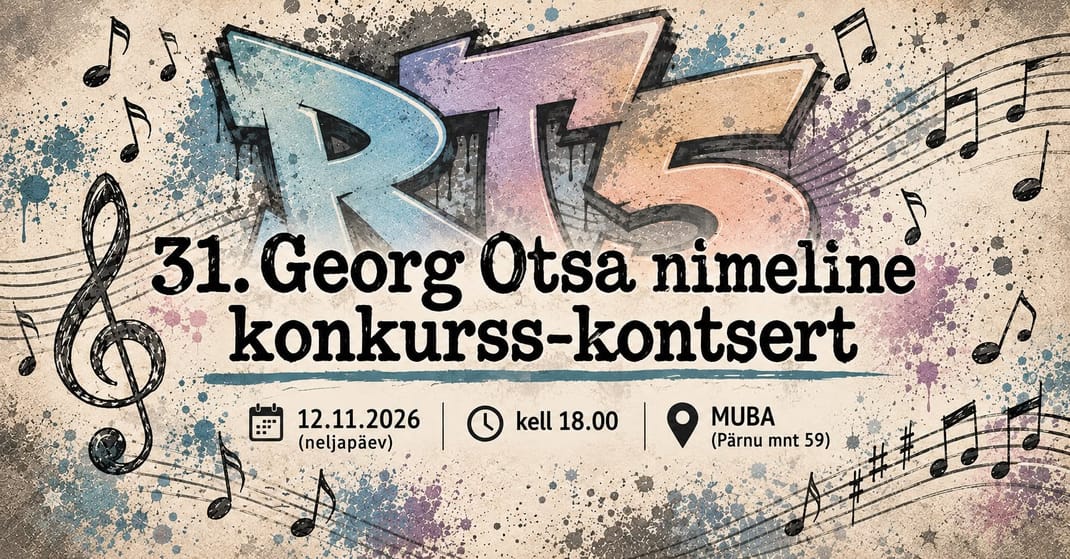 Event artwork: Georg Otsa nimeline konkurss-kontsert 2026