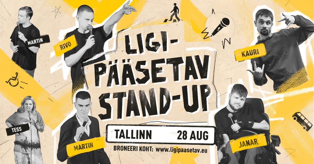 Tallinna TASUTA komöödia õhtu: “Ligipääsetav stand-up” — Otros · Tallinn