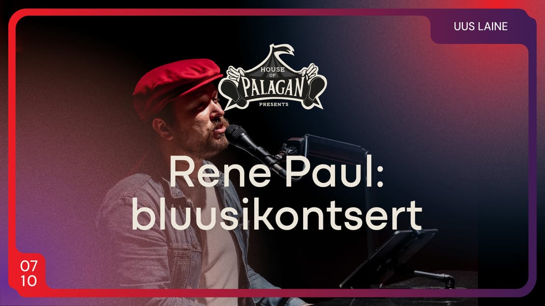 🎹 Bluusikontsert: Rene Paul