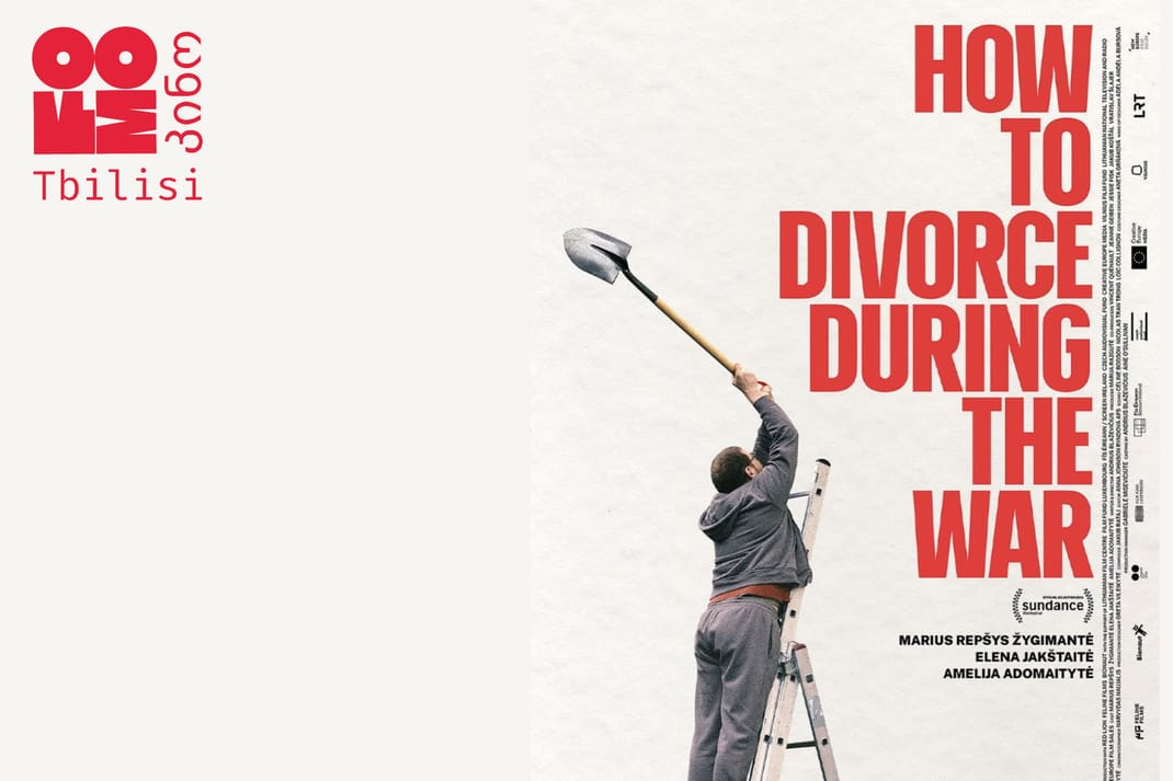 Poster for HOW TO DIVORCE DURING THE WAR | FOMO Secret Cinema Tbilisi