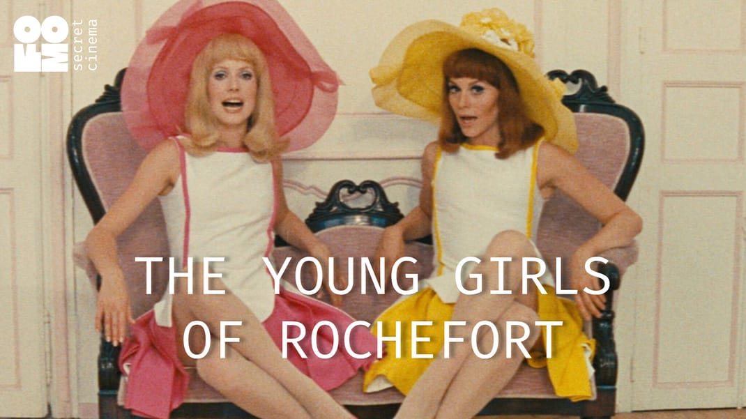 Poster for THE YOUNG GIRLS OF ROCHEFORT | FOMO Secret Cinema Tbilisi
