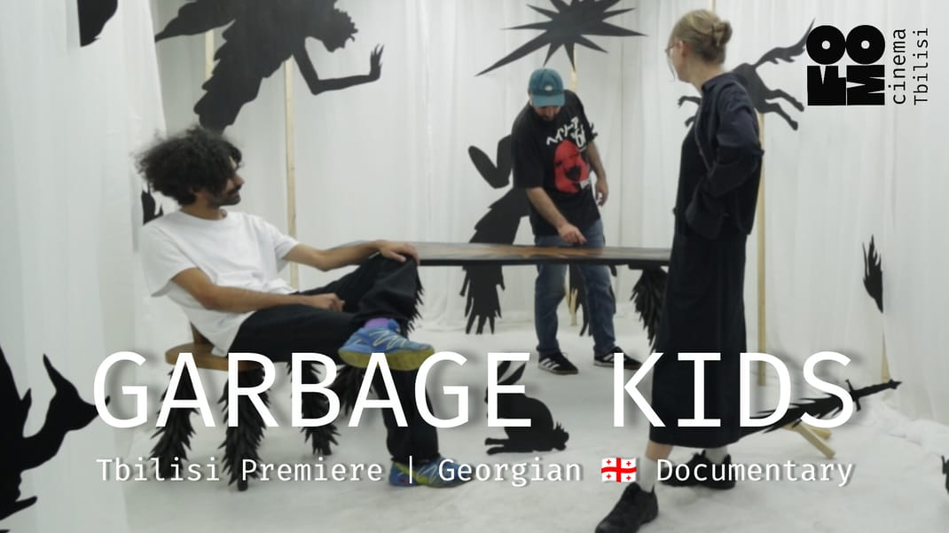 Poster for GARBAGE KIDS - Georgian Documentary Film Premiere