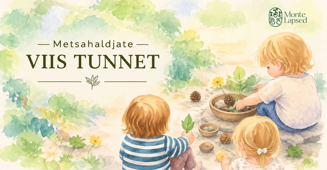 Event artwork: Metsahaldja „Viis tunnet“