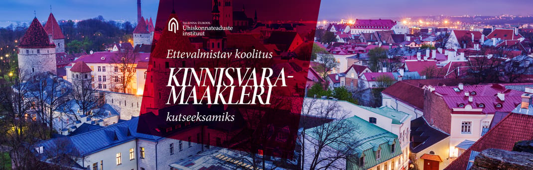 Kinnisvaramaaklerite 5. taseme kutseeksamiks ettevalmistav koolitus