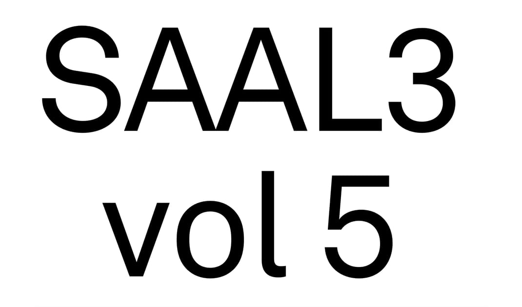 Event artwork: SAAL3 vol 5: Anumai Raska, Raido Mägi, Mari Ann Valkna
