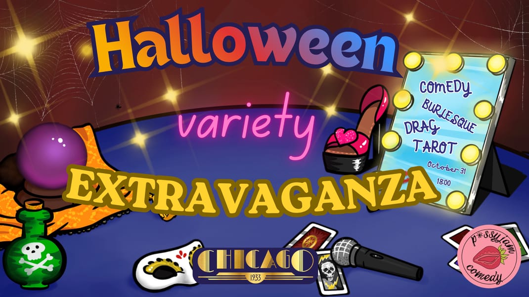 Event artwork: Halloween variety extravaganza