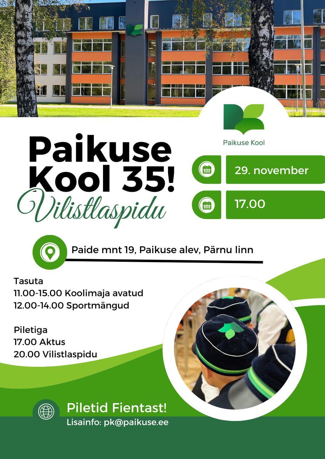 Paikuse Kooli 35! Paikuse Kooli 35!