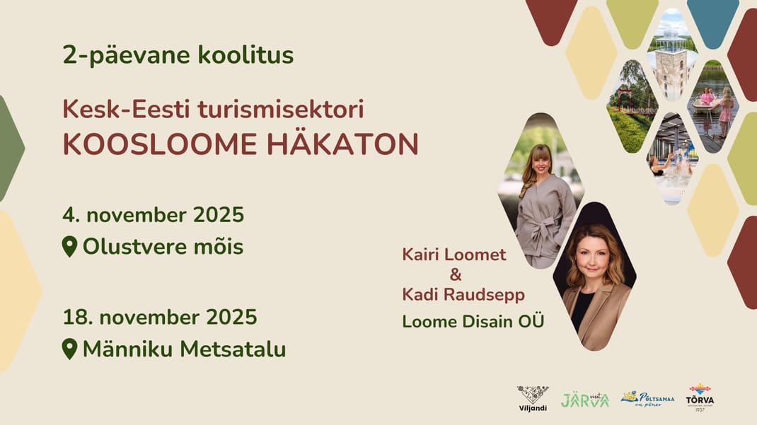 2-päevane Kesk-Eesti turismisektori häkaton 2-päevane Kesk-Eesti turismisektori häkaton