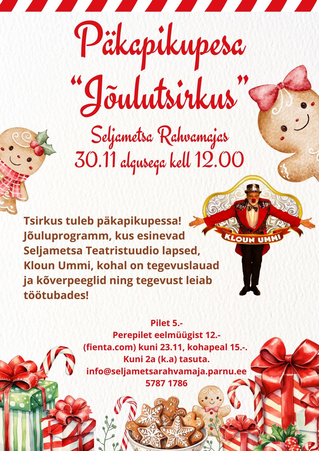 Päkapikupesa "Jõulutsirkus" Päkapikupesa "Jõulutsirkus"