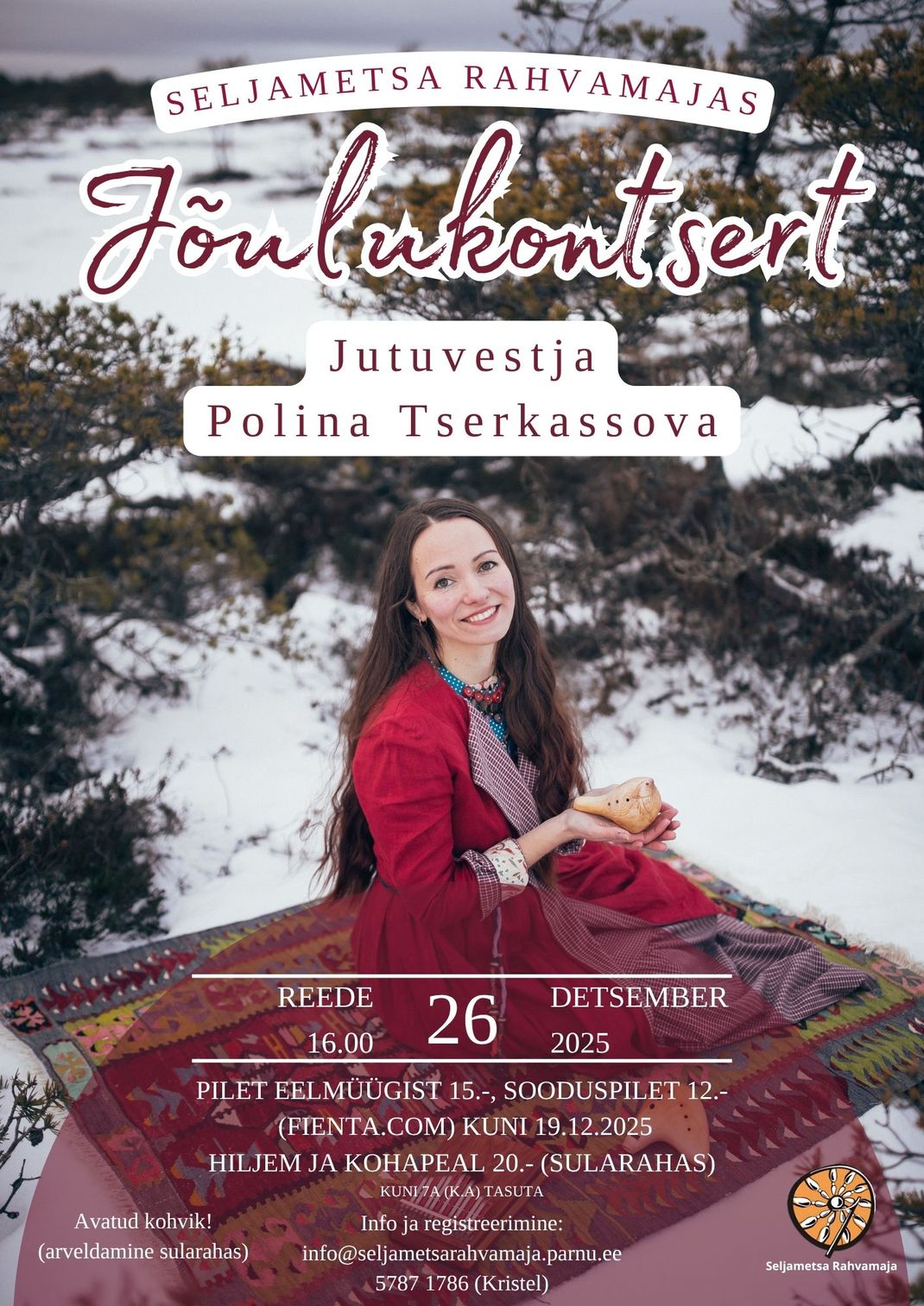 Muinasjutuvestja Polina Tšerkassova "Jutud ja helid üle aegade" Muinasjutuvestja Polina Tšerkassova "Jutud ja helid üle aegade"