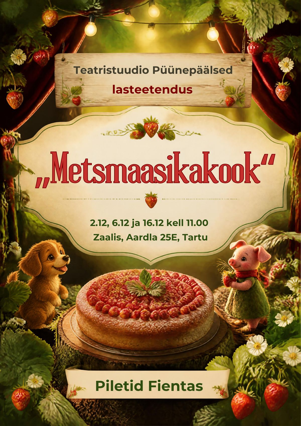 Lasteetendus METSMAASIKAKOOK