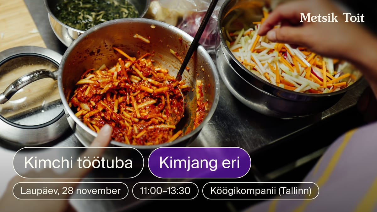 Kimchi töötuba: Kimjang eri