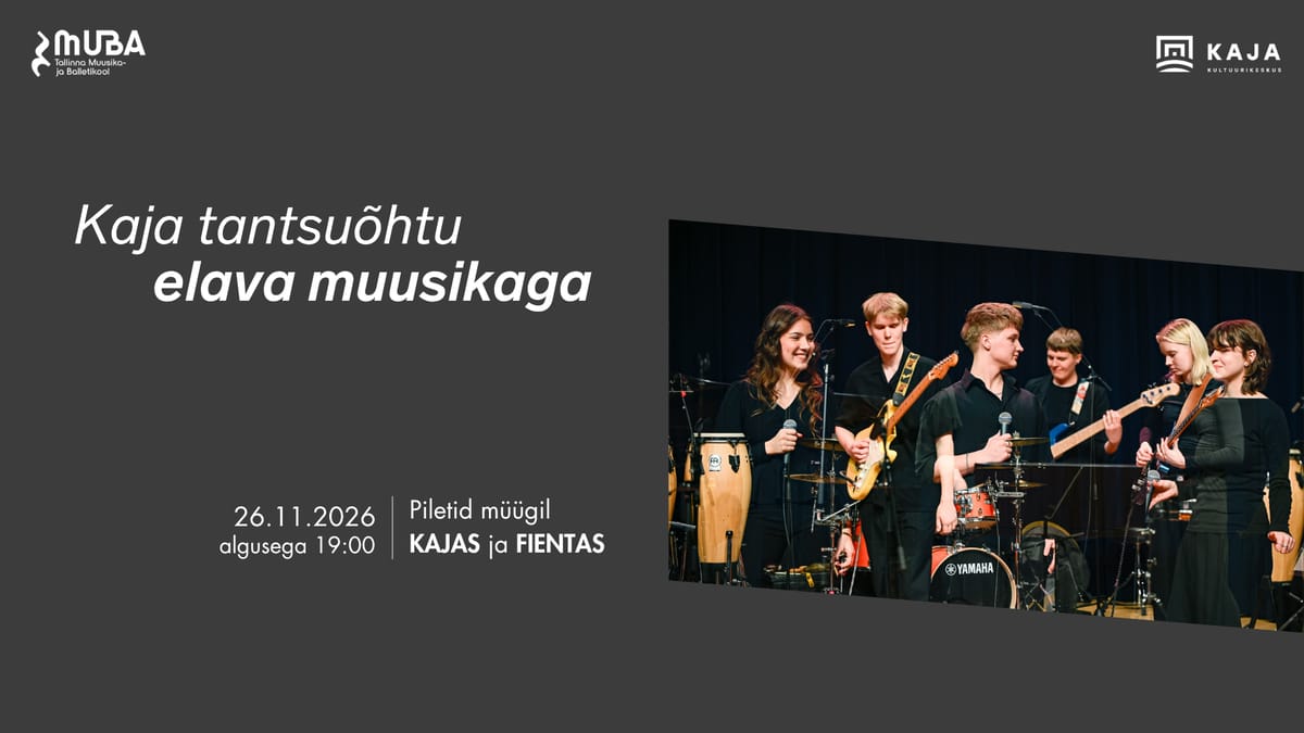 Kaja tantsuõhtu elava muusikaga