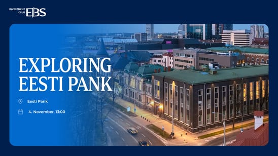 EBS Investment Club - Exploring Eesti Pank