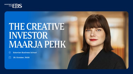 EBS Investment Club - The Creative Investor Maarja Pehk