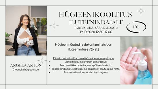HÜGIEENIKOOLITUS ILUTEENINDAJALE