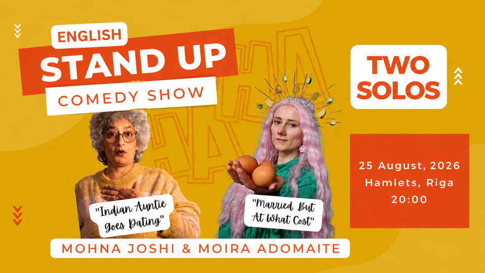 TWO SOLOS! English StandUp Comedy Show